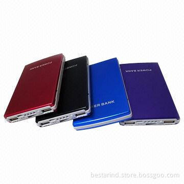 10,000mAh Universal Power Banks with Dual USB Output, Suitable for Cellphone/Tablet PC/Camera